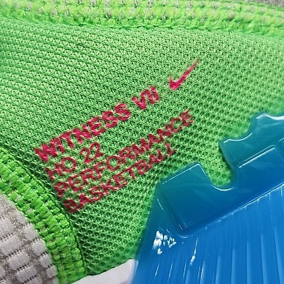 Nike LeBron Witness 7 Sneakers Grey Fog Hyper Pink DM1123-003 Trainers Size 10 - Picture 4 of 15